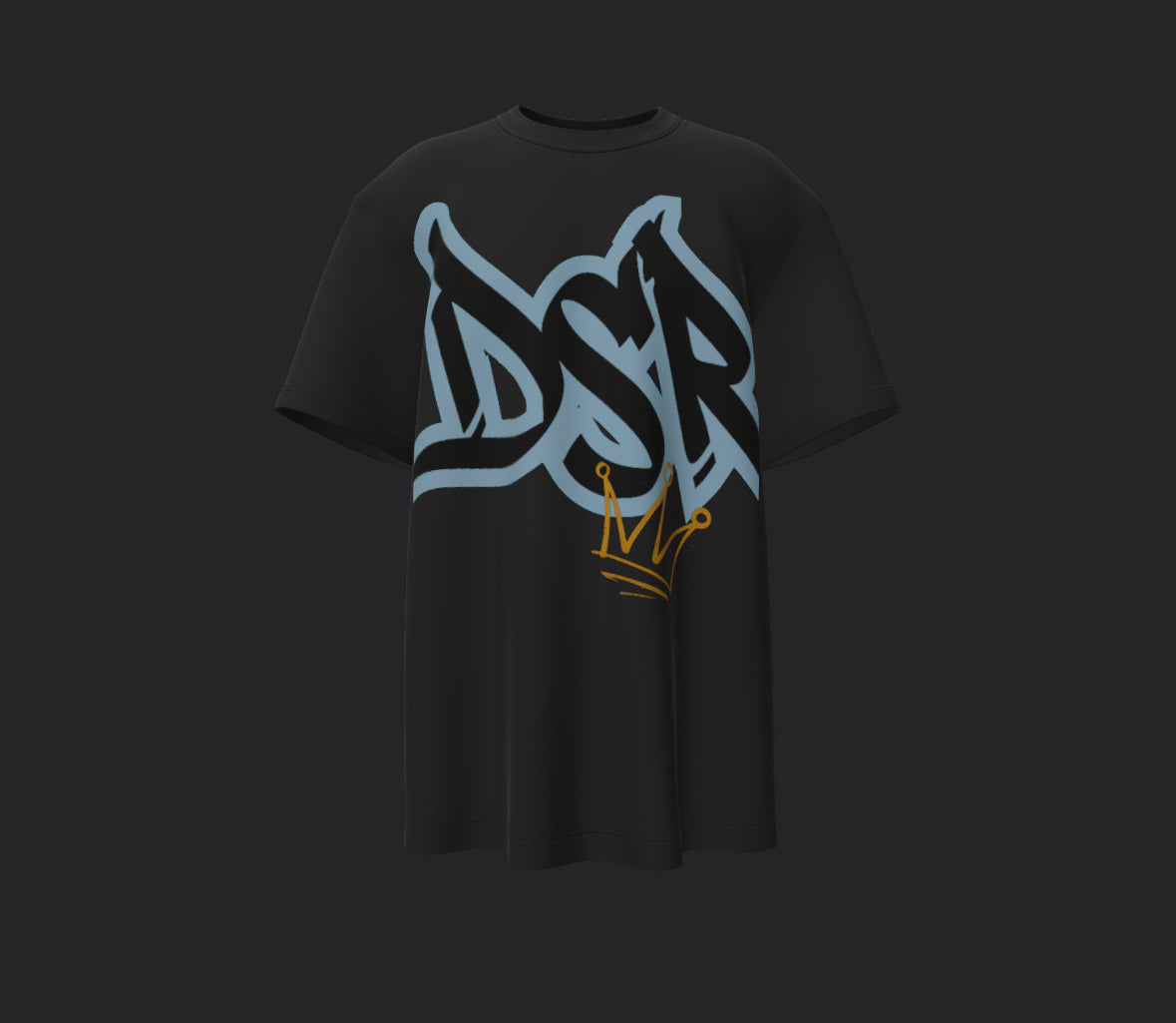 DSR Crown Graffiti Boxy Tee